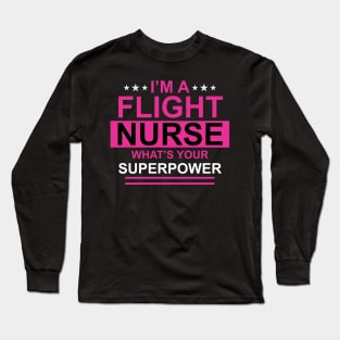 Flight Nurse Long Sleeve T-Shirt